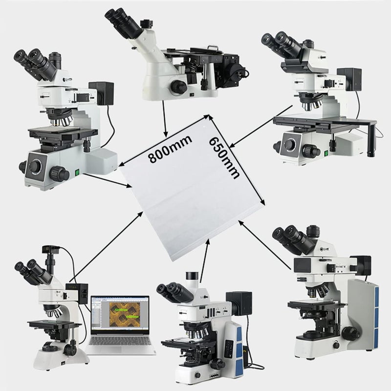 Topyond Microscope Dust Cover, PVC Dustproof Protective Accessory (31.5 X 25.59in) for Maintenance, Microscope Cover Keep Your Microscope Clean and Protected During Maintenance - Image 4